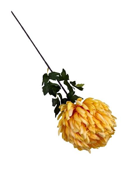 Chryzantema gałązka 76 cm żółta