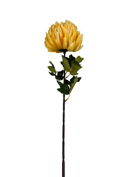 Chryzantema gałązka 76 cm żółta