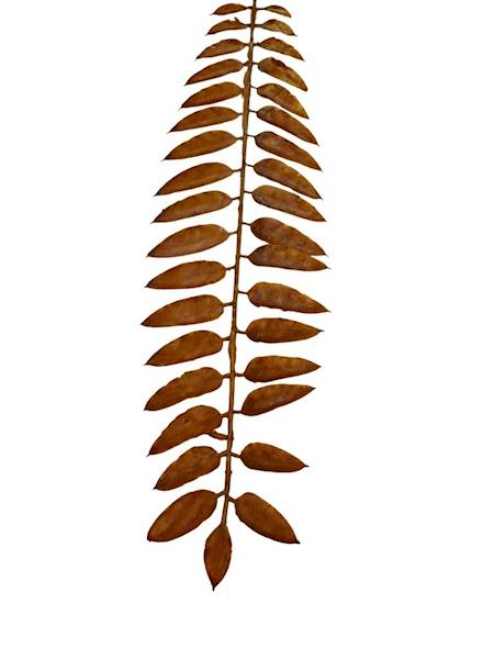 Liść gałązka 50 cm pomarańcz 2 SZTUKI