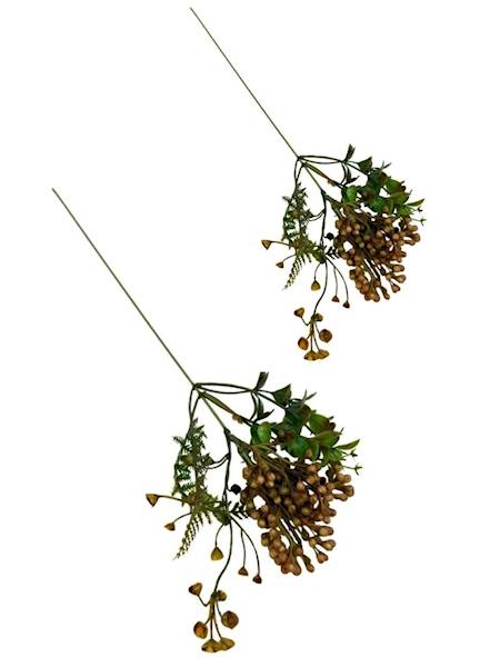 Dodatek kulki gałązka 36 cm brąz 2 SZTUKI