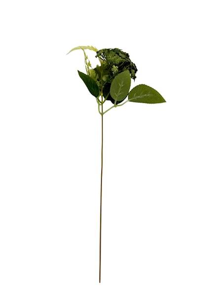 Dodatek kwiatuszki gałązka 37 cm zielony