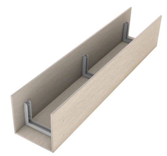 Szalunek wieńca ST 36,5*16*125 cm ze spodem