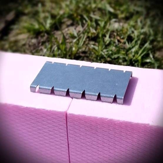 Grzebień do płyty fundamentowej z XPS