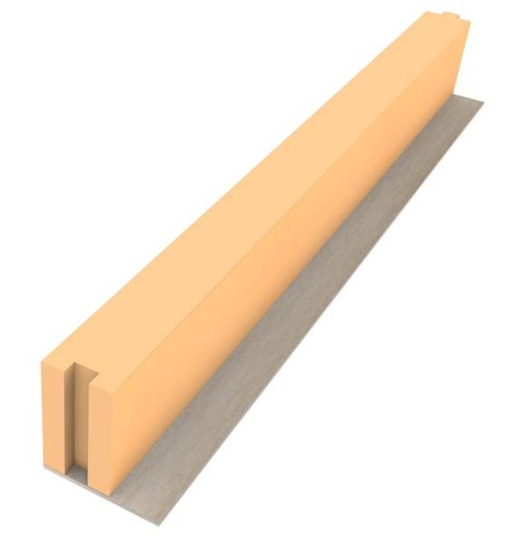 Szalunek krawędziowy L XPS60  H=22 L-2.0m