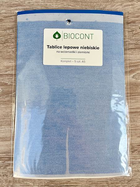 Tablice lepowe niebieskie – zestaw: 5 szt., format A5
