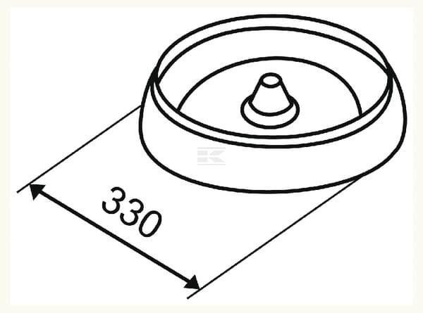 Karmidło dla prosiąt 330 mm