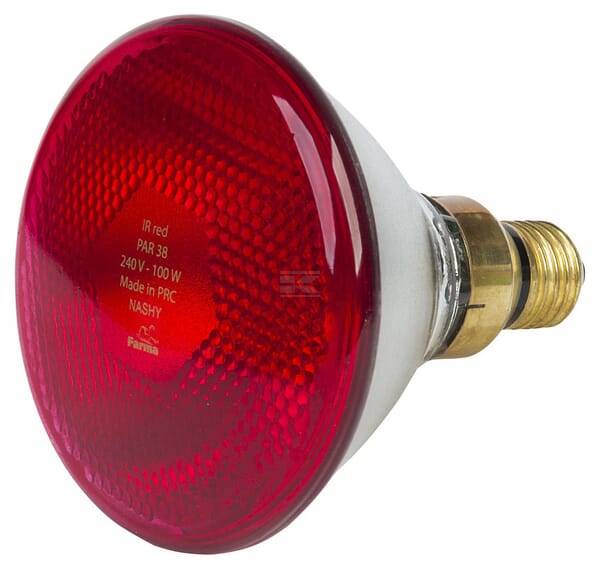 Promiennik Par 175w Czerwony