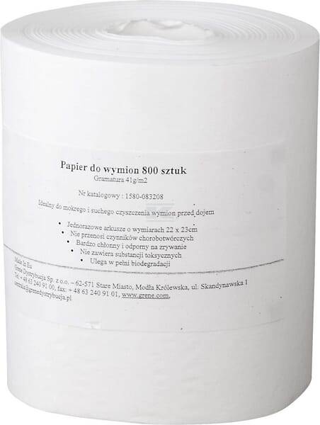 Ręczniki Papierowe do mycia wymion 800 szt