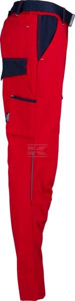 Spodnie Rob. Czerw.-Granat. Xs