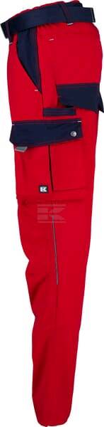 Spodnie Rob. Czerw.-Granat. Xs