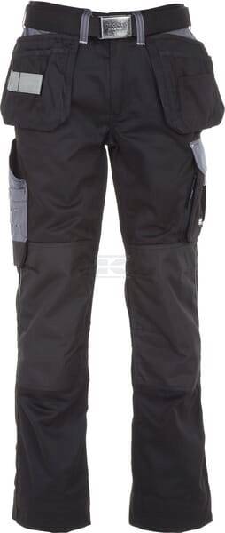 Spodnie Monterskie Original, Czarno/Szare 2xl