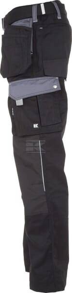 Spodnie Monterskie Original, Czarno/Szare 2xl
