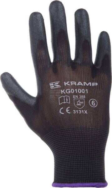 Rękawice 1.001, Czarne 10/Xl