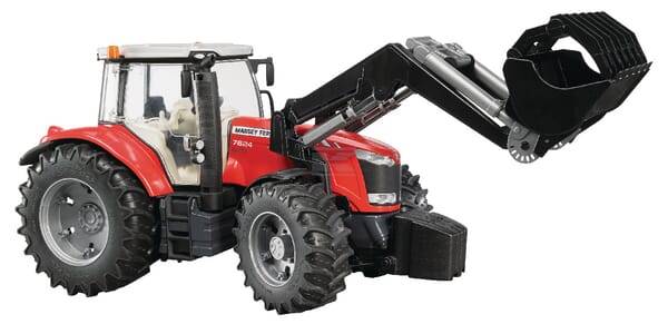 Ciągnik Massey Ferguson 7600 Z Ładowaczem