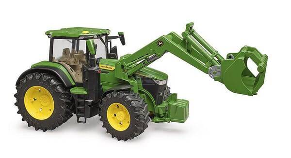 CIĄGNIK JOHN DEERE 7R Z ŁADOWA