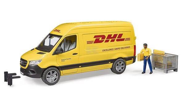 Samochód MB Sprinter DHL z kierowcą