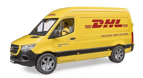 Samochód MB Sprinter DHL z kierowcą