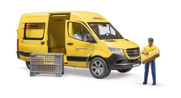 Samochód MB Sprinter DHL z kierowcą