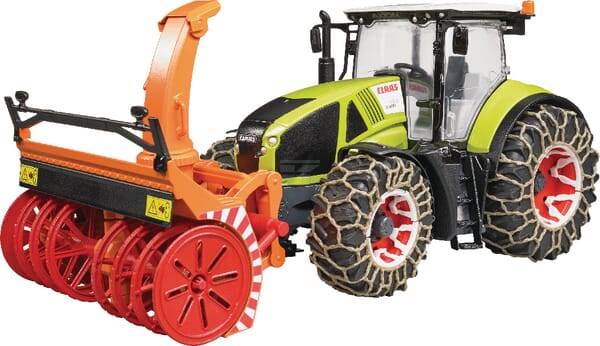 Ciągnik Claas Axion 950 z odśnieżarką