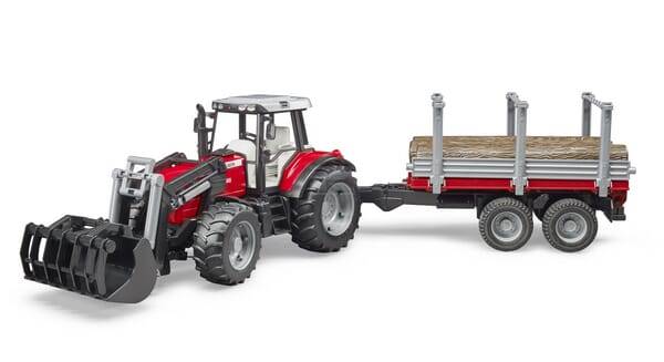 Ciągnik Massey Ferguson 7480 Z Ładowaczem Czołowym