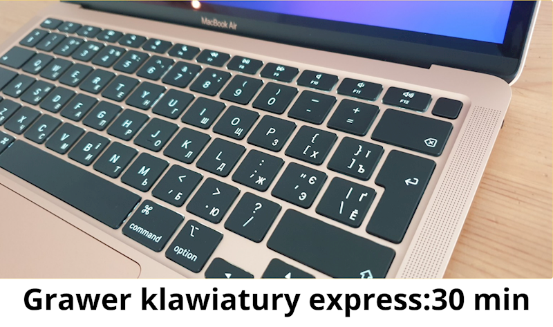 usł. ekspresowa: grawer klawisz 