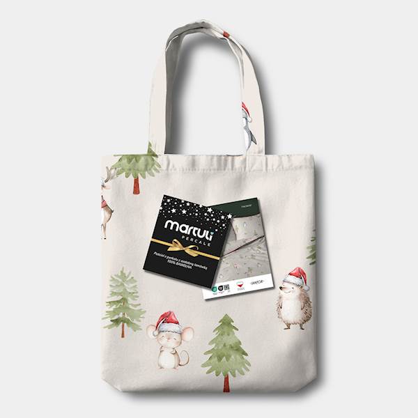 Poszewka Martuli Perkal 50x60 Pingwiny