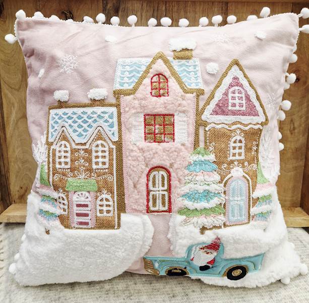 Poszewka świąteczna 40x40 956 róż