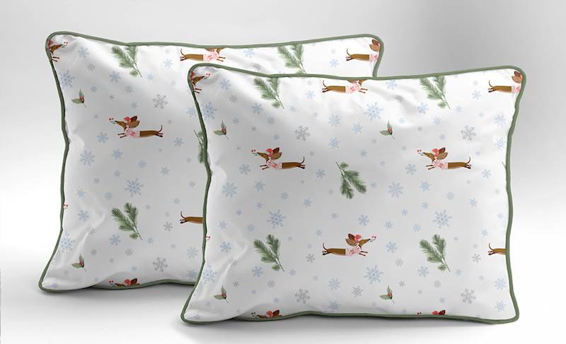 Poszewka Martuli Perkal 50x60 Jamnik