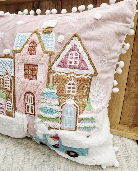 Poszewka świąteczna 40x40 956 róż