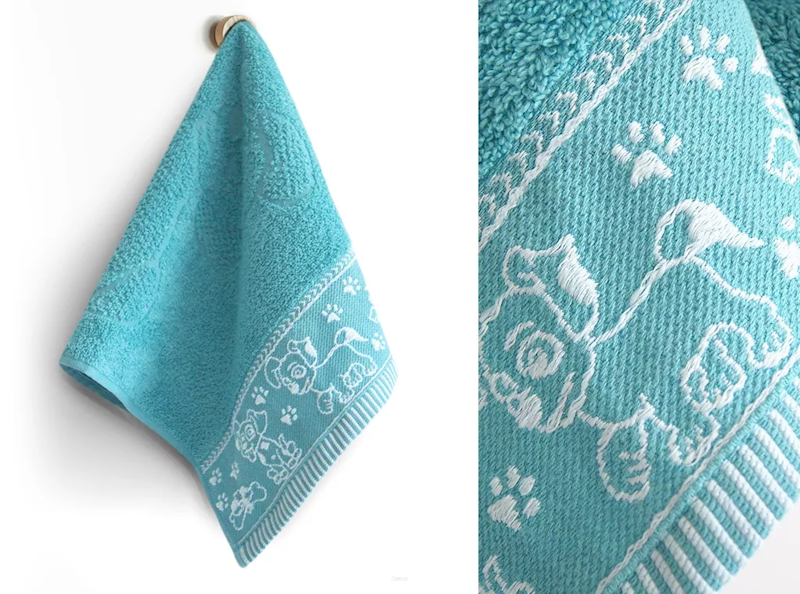 Ręcznik Greno 30x50 Pieski w akcji Aqua