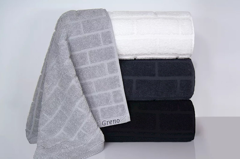 Ręcznik Greno Brick 50x90 Szmaragdowy