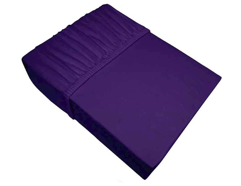 Prześcieradło Bielbaw Jersey 120x200 śliwkowy