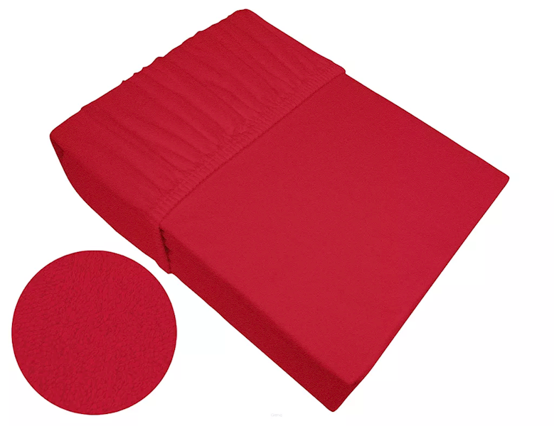 Prześcieradło Bielbaw Frotte 200x220 067 czerwony