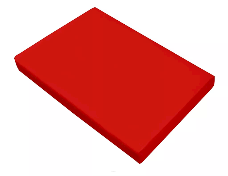 Prześcieradło Greno satynowe BEZ GUMKI 220x210 czerwony