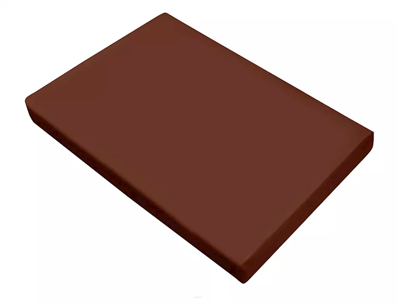Prześcieradło Greno satynowe BEZ GUMKI 220x210 brąz