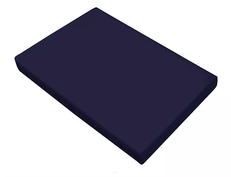 Prześcieradło Greno satynowe BEZ GUMKI 220x210 denim