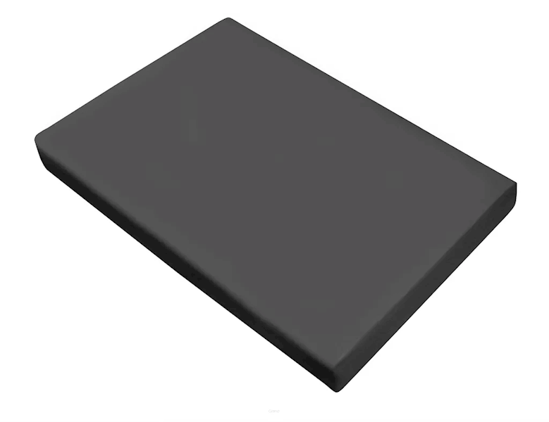 Prześcieradło Greno satynowe BEZ GUMKI 220x210 stalowe