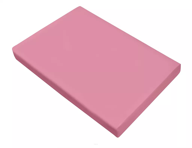 Prześcieradło Greno satynowe BEZ GUMKI 160x210 jasny róż