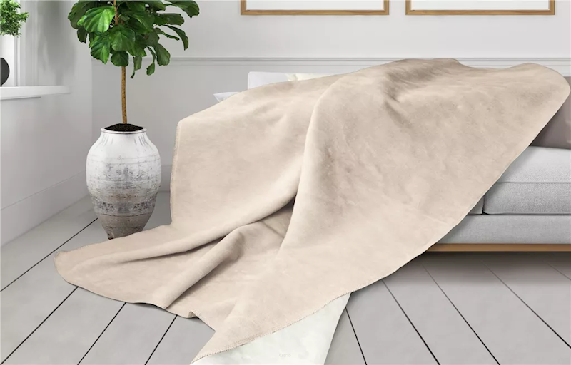 Koc GRENO Glamour 150x200 Beż-biały