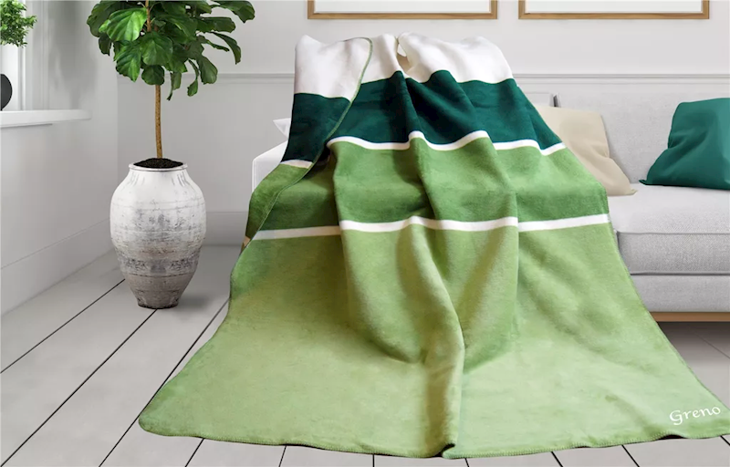 Koc GRENO Glamour 150x200 Sunset Zielony