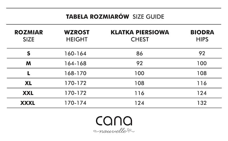 Piżama Cana Nouvelle 261 XXL