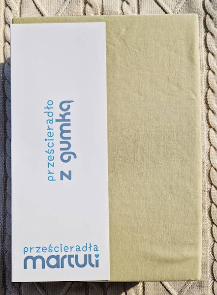 Prześcieradło Martuli Jersey 180x200 41 zieleń pastelowa