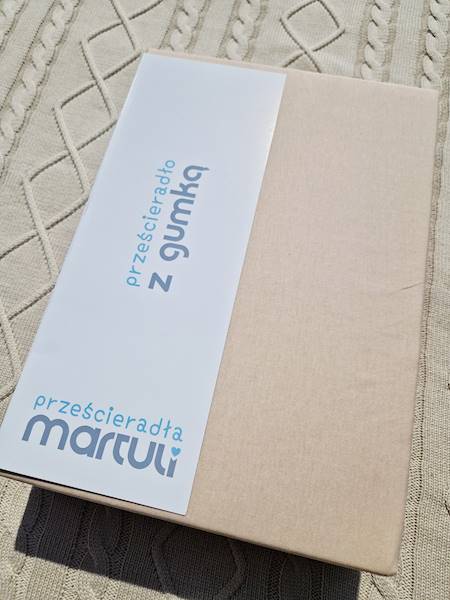 Prześcieradło Martuli Jersey 200x220 26 beż
