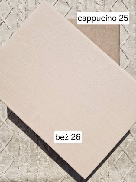 Prześcieradło Martuli Jersey 180x200 25 cappucino