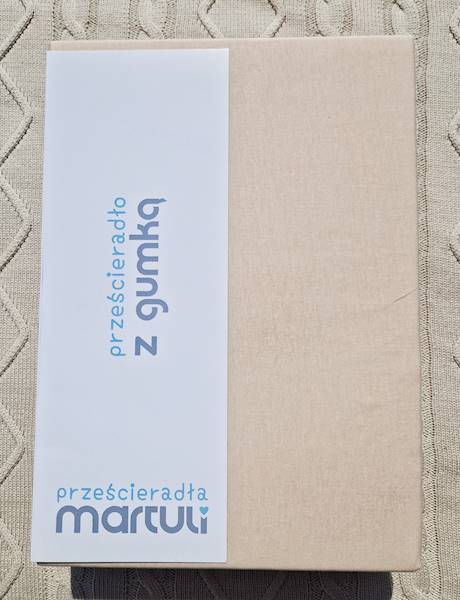 Prześcieradło Martuli Jersey 160x200 26 beż