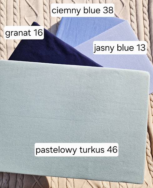 Prześcieradło Martuli Jersey 100x200 46 pastelowy turkus