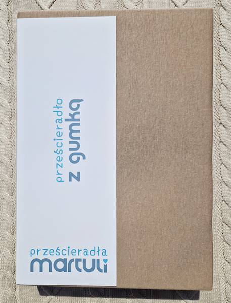 Prześcieradło Martuli Jersey 100x200 25 cappucino