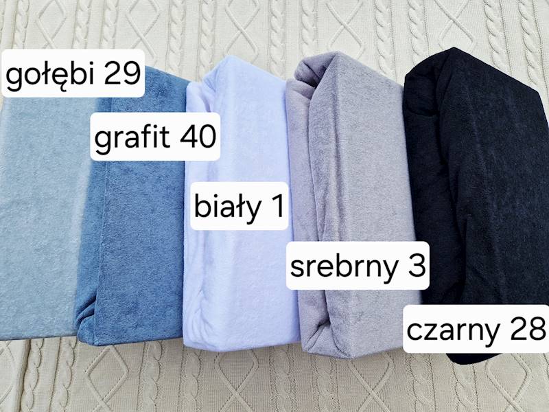 Prześcieradło Martuli Frotte 120x200 3 srebrny