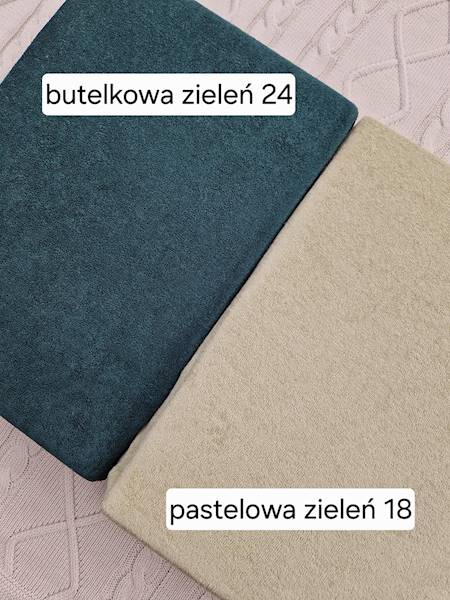 Prześcieradło Martuli Frotte 160x200 18 zieleń pastelowa