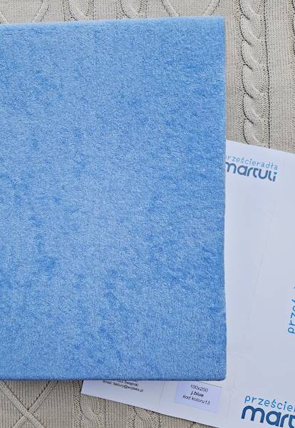 Prześcieradło Martuli Frotte 100x200 13 jasny blue